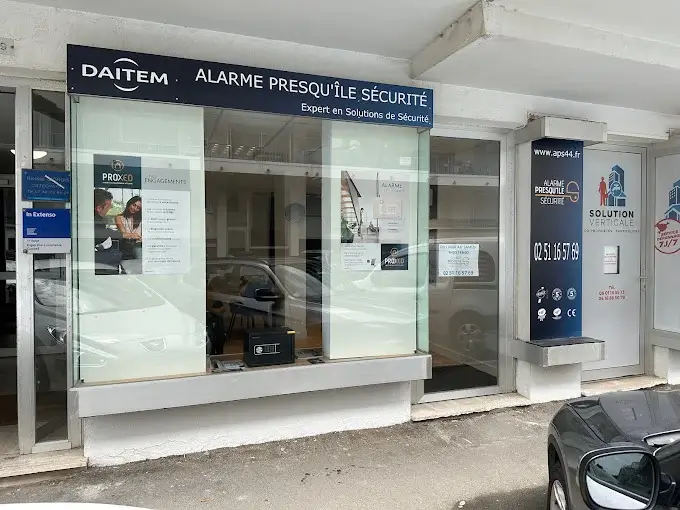 Devanture de l'agence Alarme Presqu'île Sécurité à La Baule, Expert en installation de système d'alarme en Loire-Atlantique